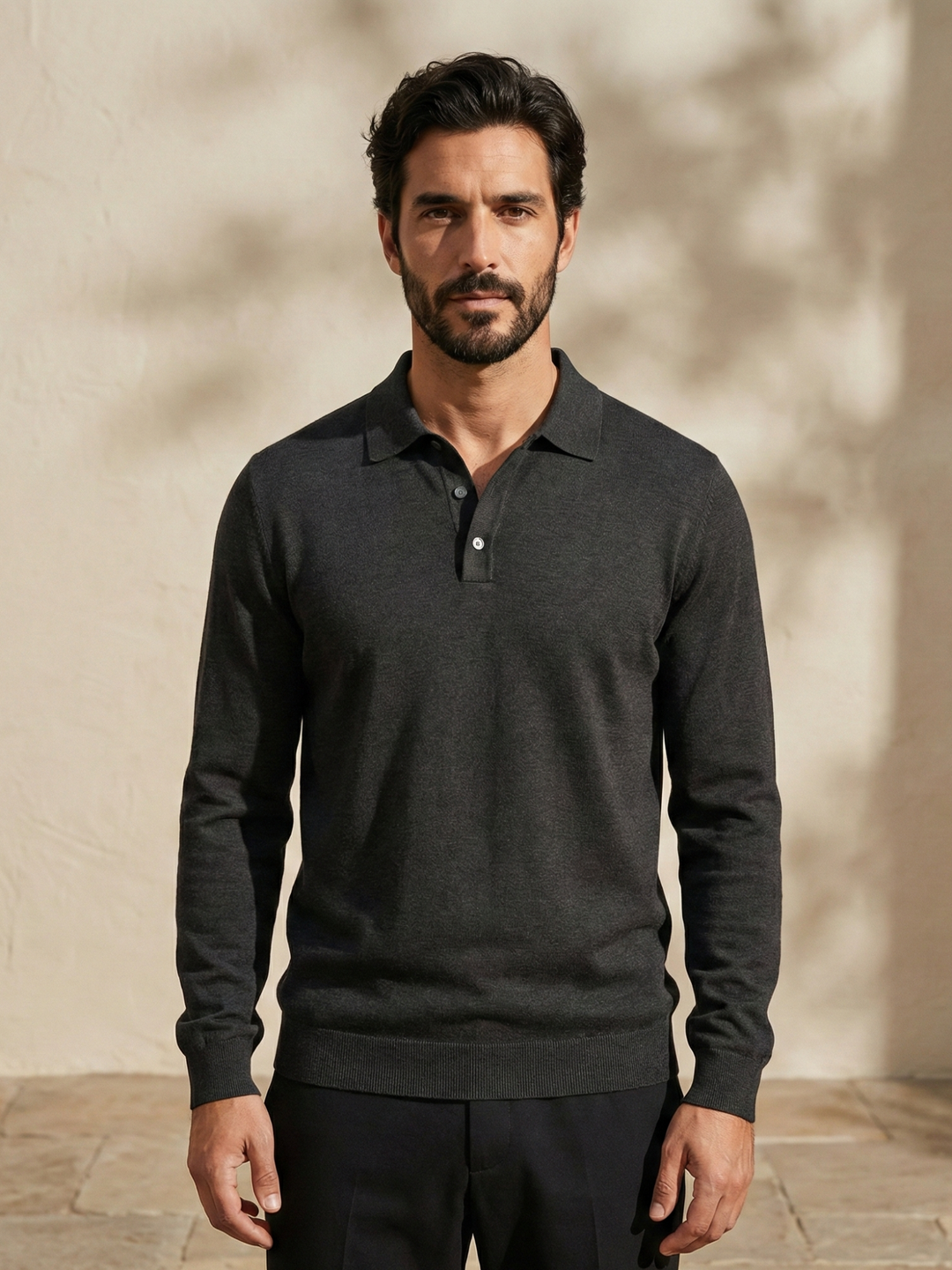 Enzo | Polo Informal de Manga Comprida