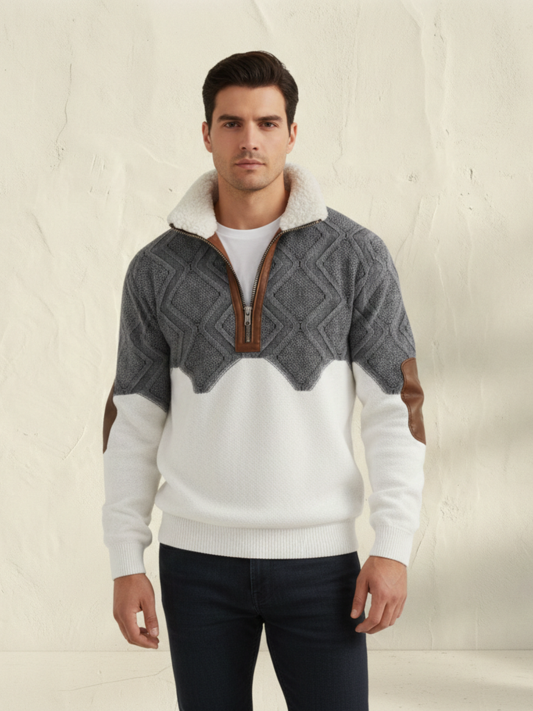 LONER | Camisola Polar com Fecho de Correr
