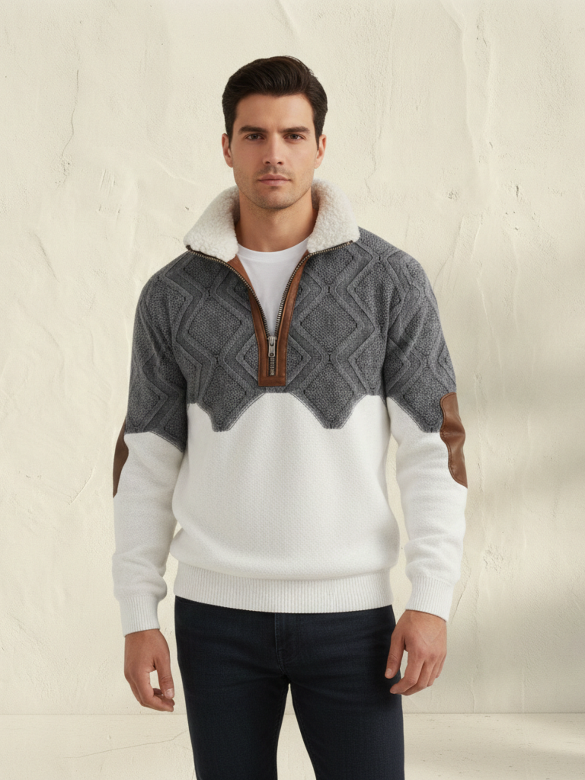 LONER | Camisola Polar com Fecho de Correr