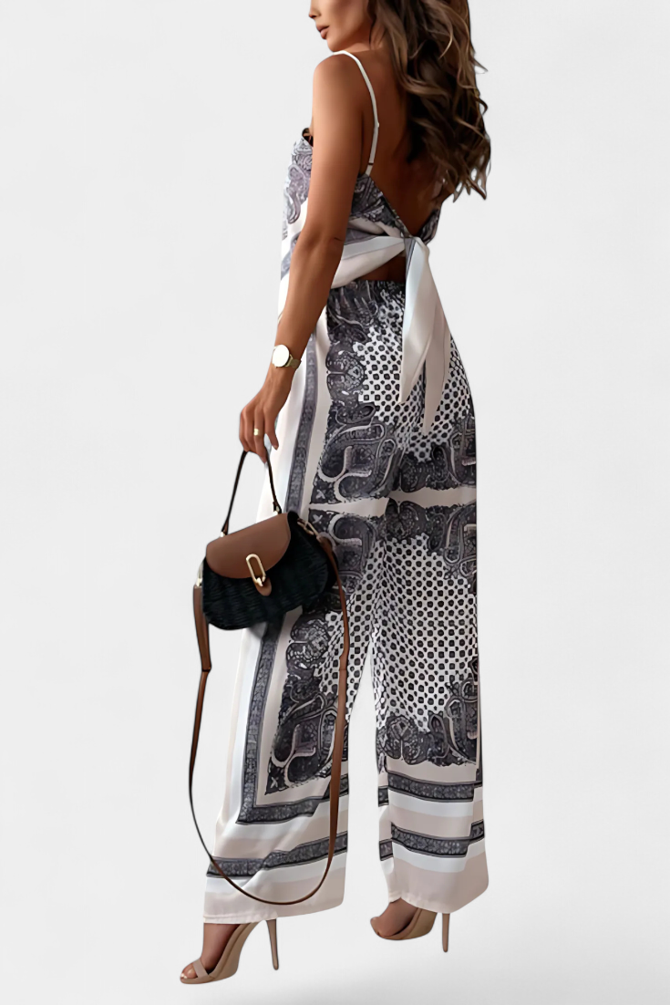 Leonie Conjunto Paisley com Alças