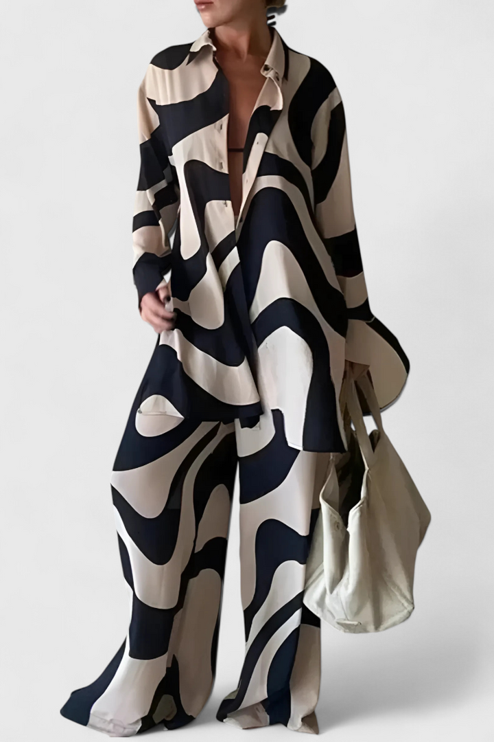 Melania Conjunto de Verão de Estilo Natural