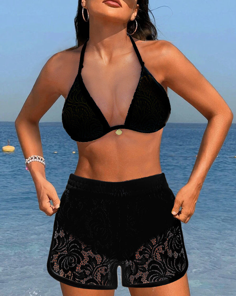 Sofía™ | Biquíni Elegante de Renda Lisa