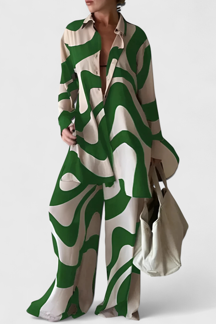 Melania Conjunto de Verão de Estilo Natural