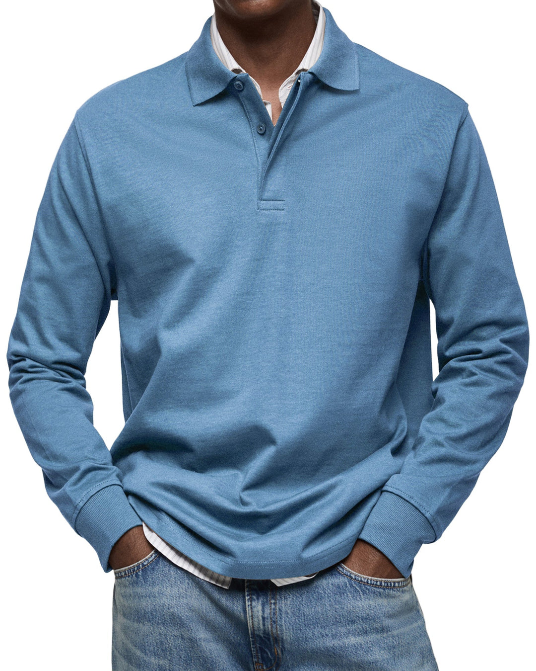 CARLO | Polo de Manga Comprida Luxuoso