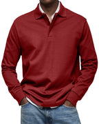 Alberto | Polo de Manga Comprida Luxuoso