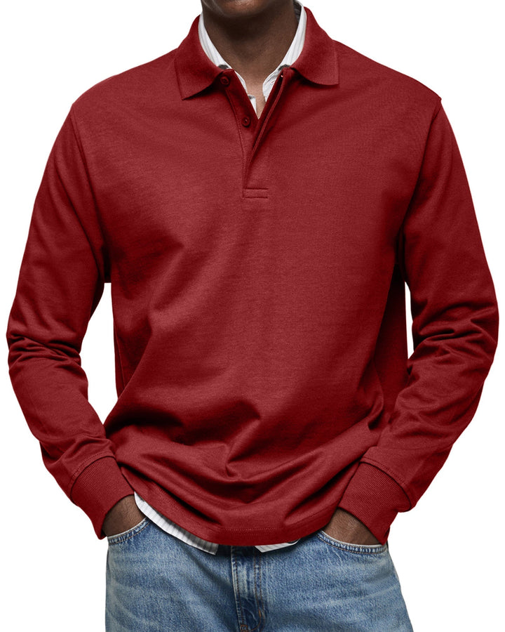 Alberto | Polo de Manga Comprida Luxuoso