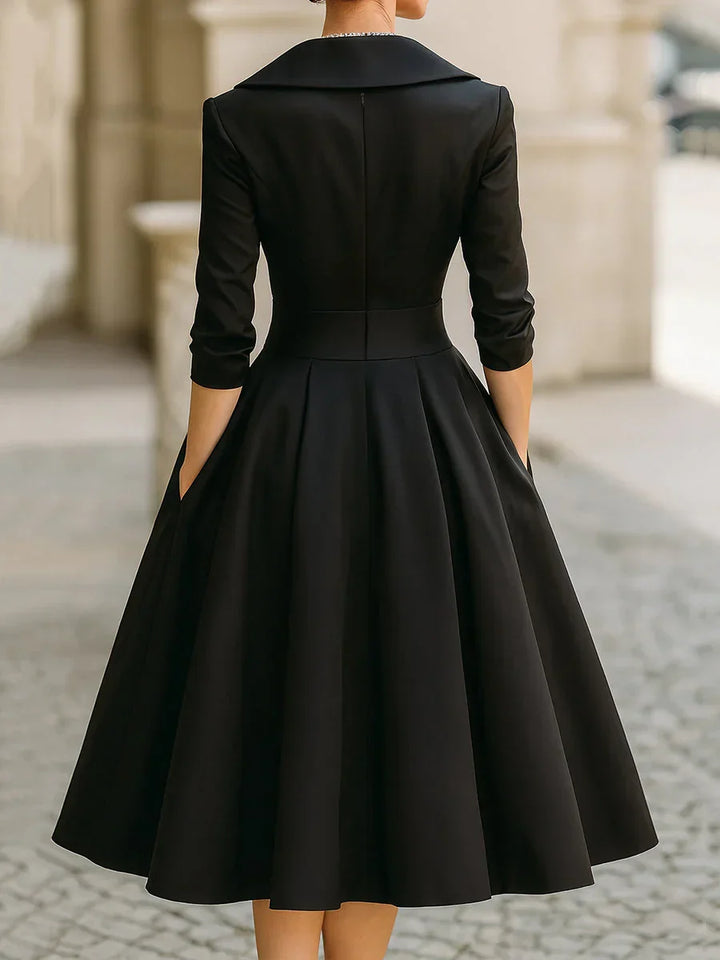 Luisa | Vestido Midi Acetinado