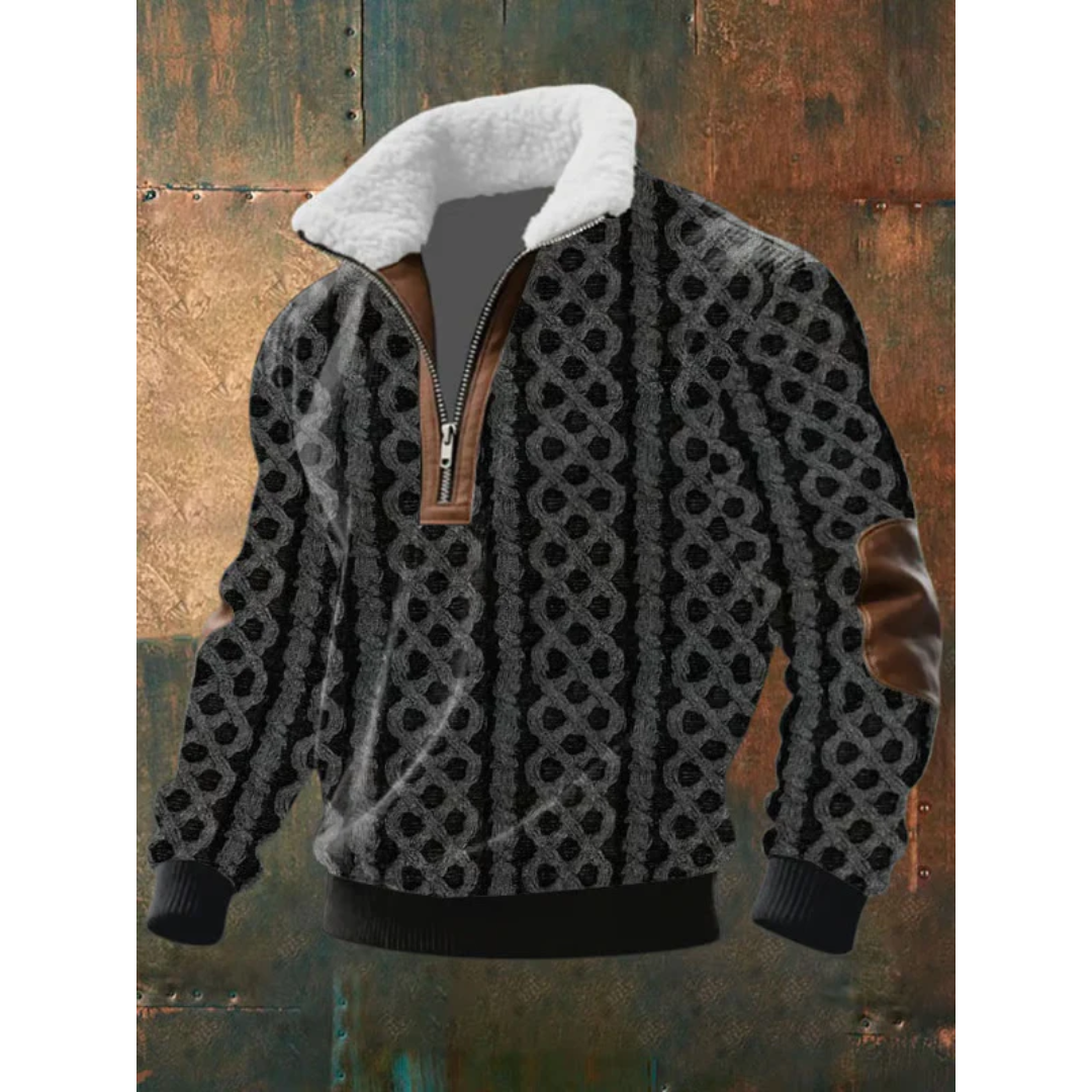 LONER | Camisola Polar com Fecho de Correr