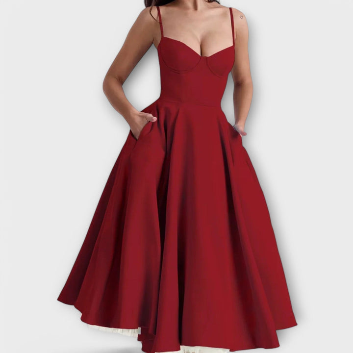 Mélie – Vestidos de Verão Leves com Detalhe de Espartilho