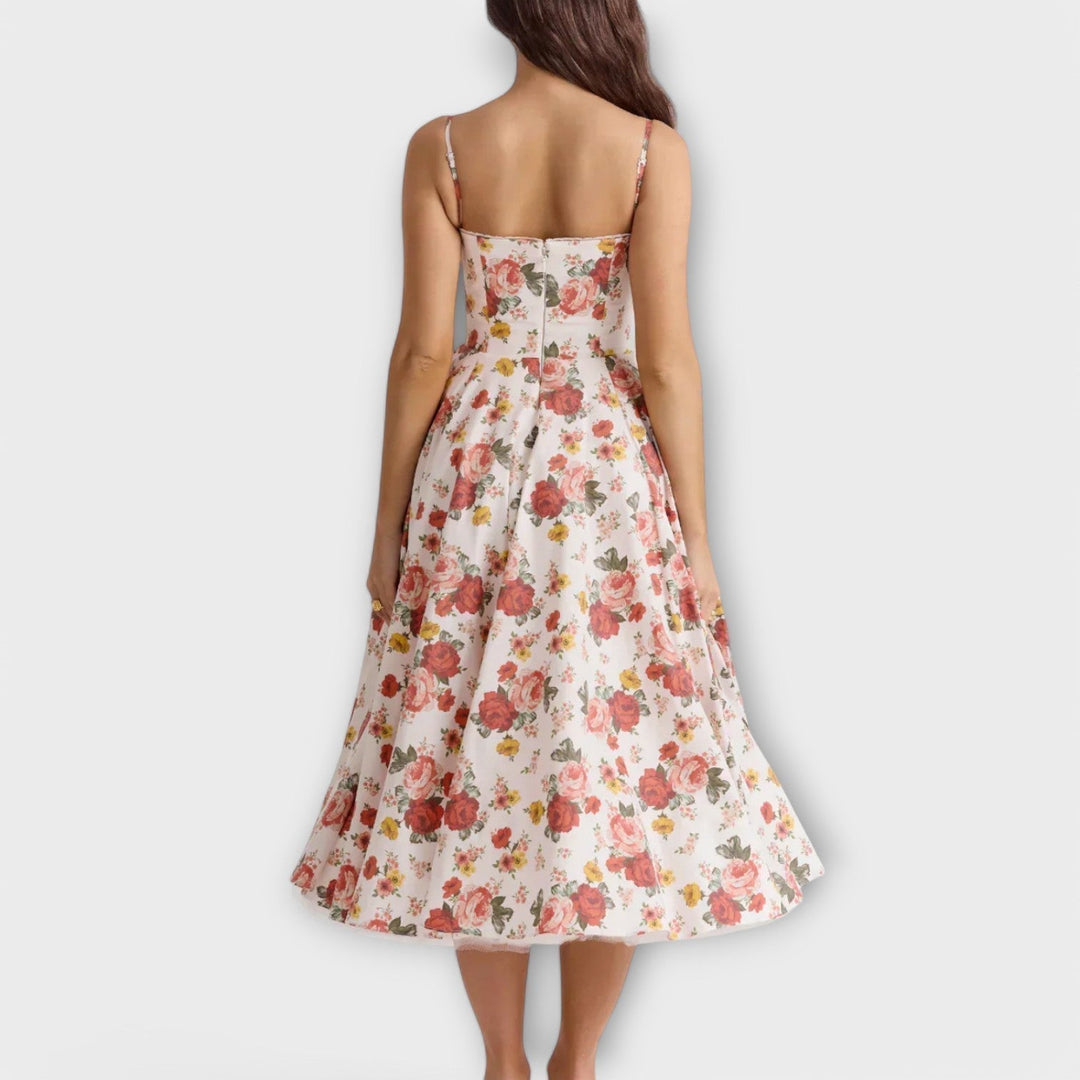 Mélie – Vestidos de Verão Leves com Detalhe de Espartilho