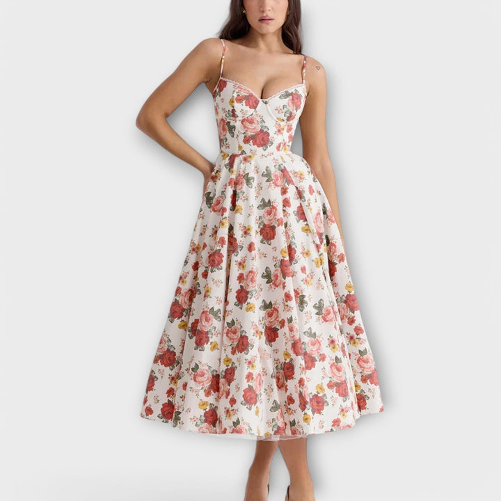 Mélie – Vestidos de Verão Leves com Detalhe de Espartilho