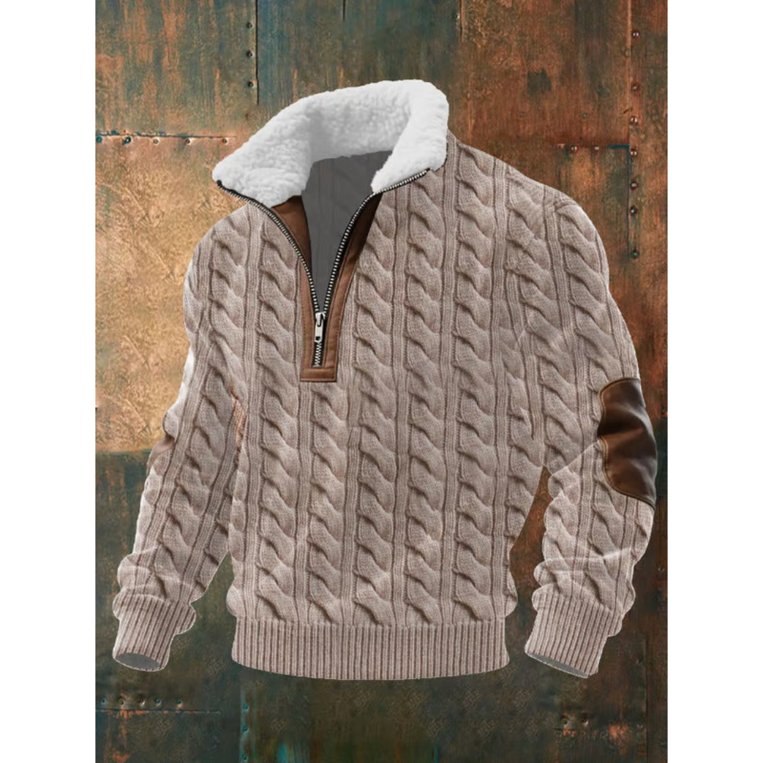 LONER | Camisola Polar com Fecho de Correr