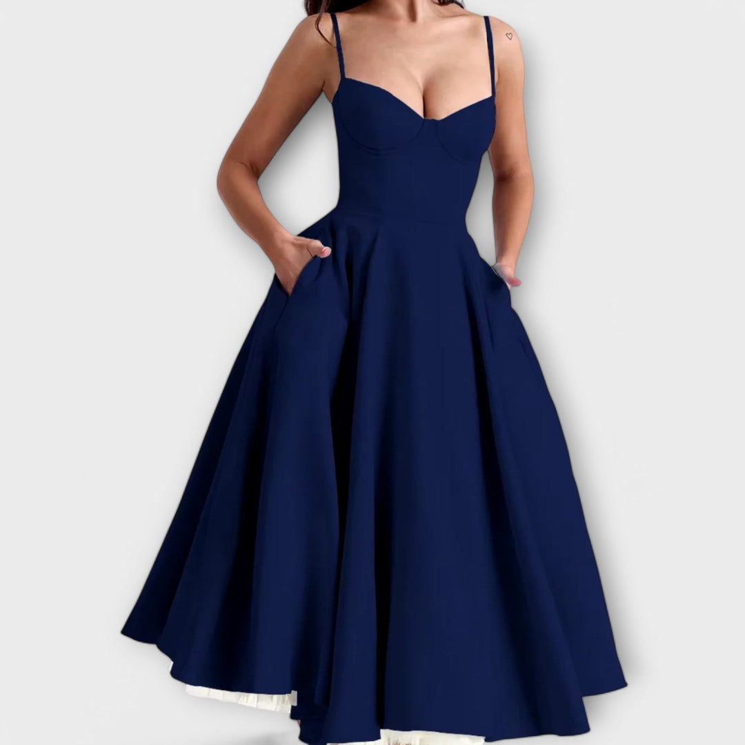 Mélie – Vestidos de Verão Leves com Detalhe de Espartilho