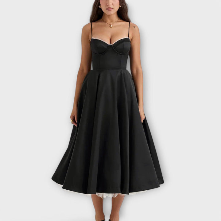 Mélie – Vestidos de Verão Leves com Detalhe de Espartilho