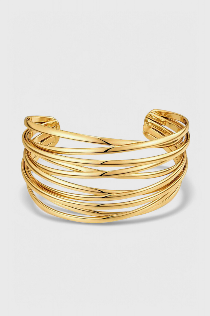 Bracelete de Arame em Camadas