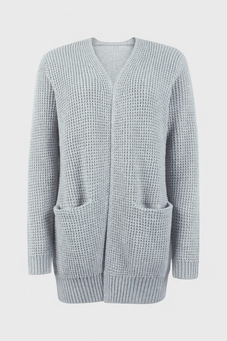 Anneliese Cardigan de Mistura de Caxemira Premium