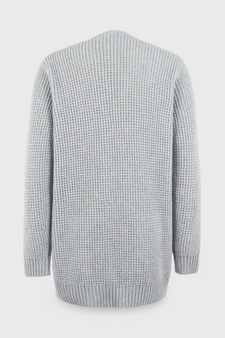 Anneliese Cardigan de Mistura de Caxemira Premium
