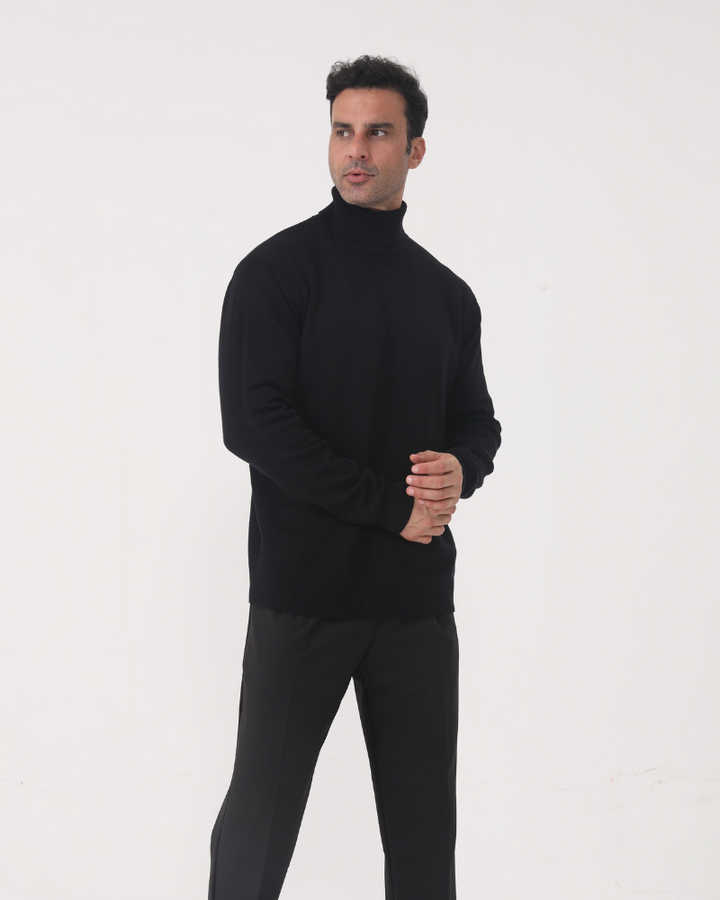 Camisola de Gola Alta de Outono