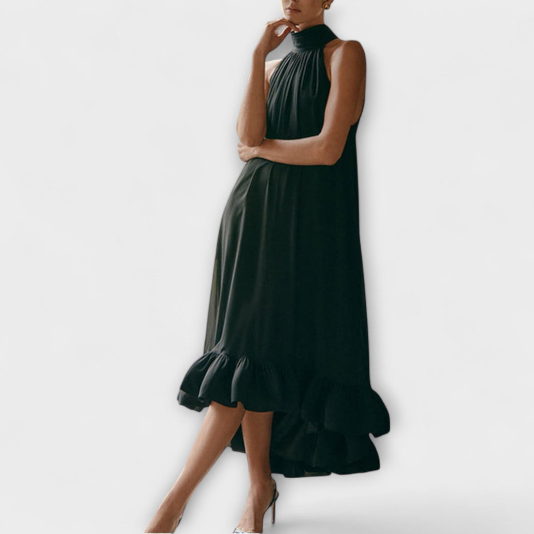 Emilia - Vestido Chique com Folhos