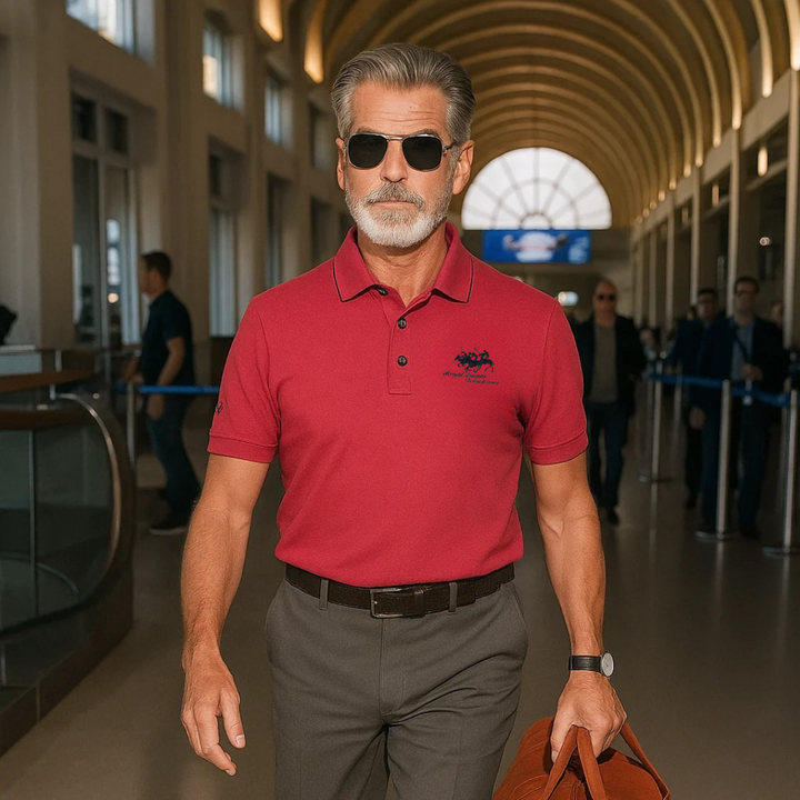 JOSEPH | Polo Clássico de Algodão com Bordado Exclusivo