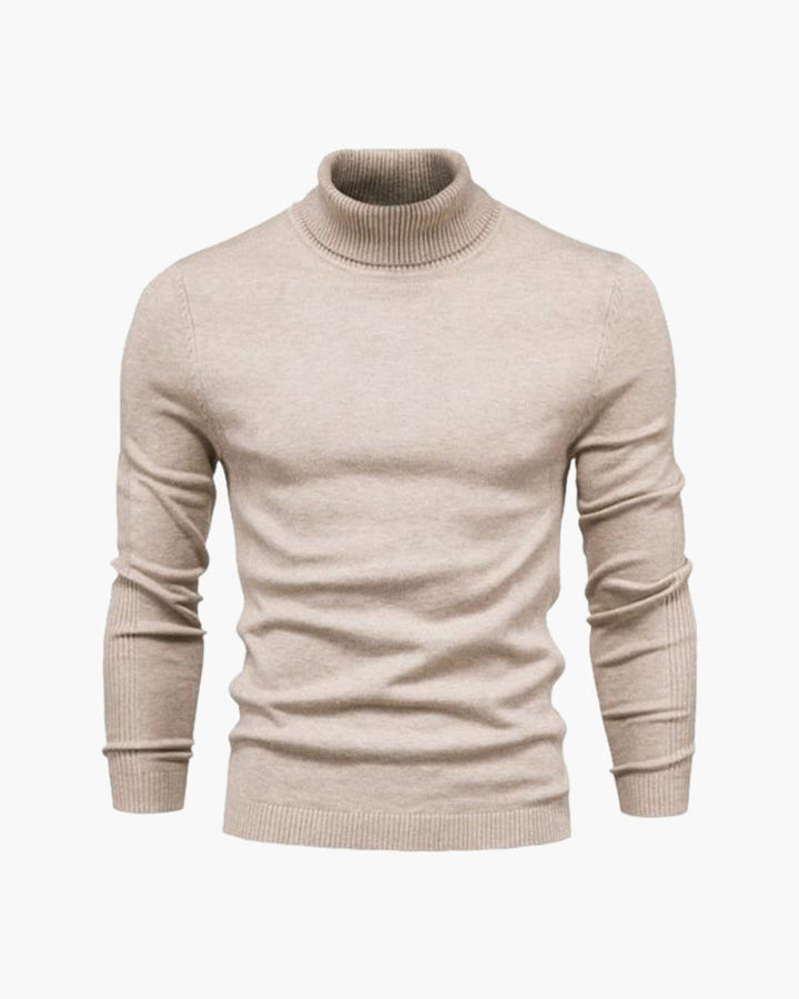Camisola de Gola Alta de Outono