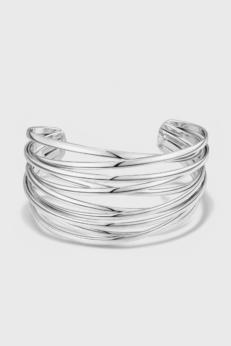 Bracelete de Arame em Camadas