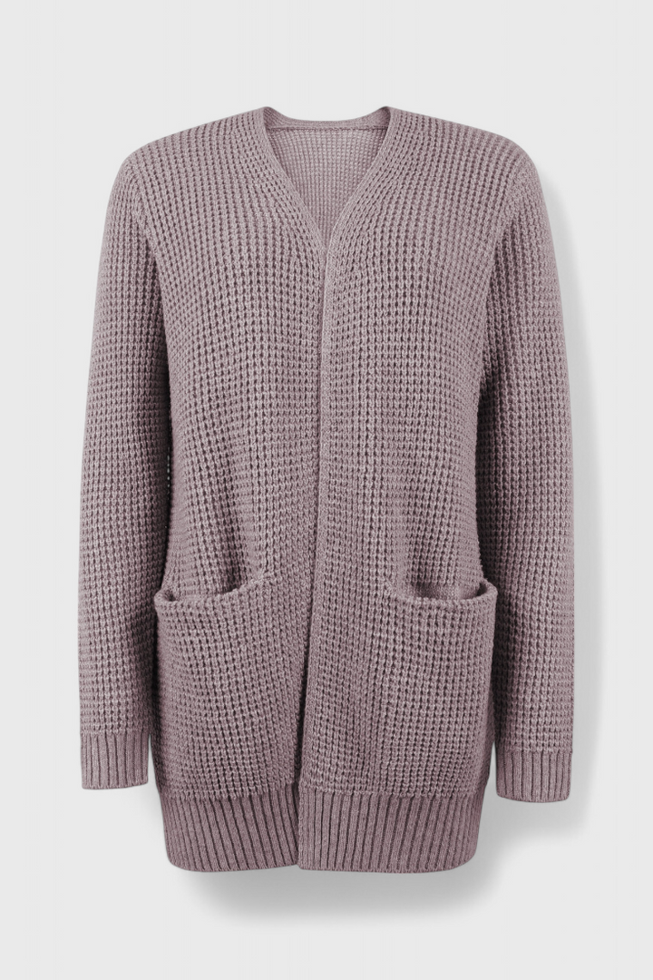 Anneliese Cardigan de Mistura de Caxemira Premium