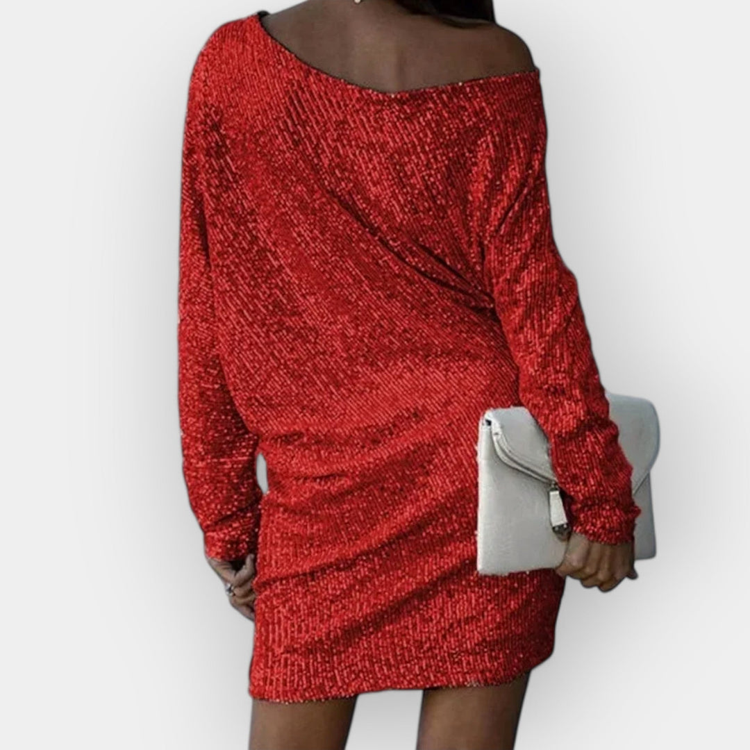 Lana - Vestido de Noite com Lantejoulas