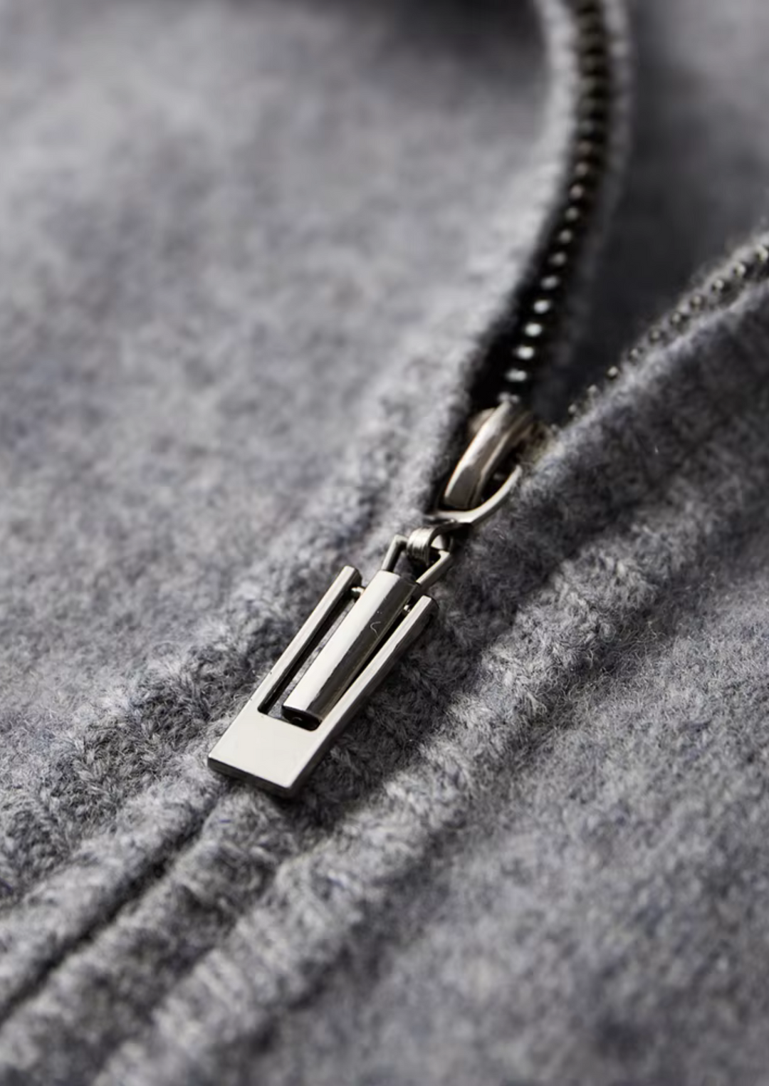 Cardigan Merino com Fecho