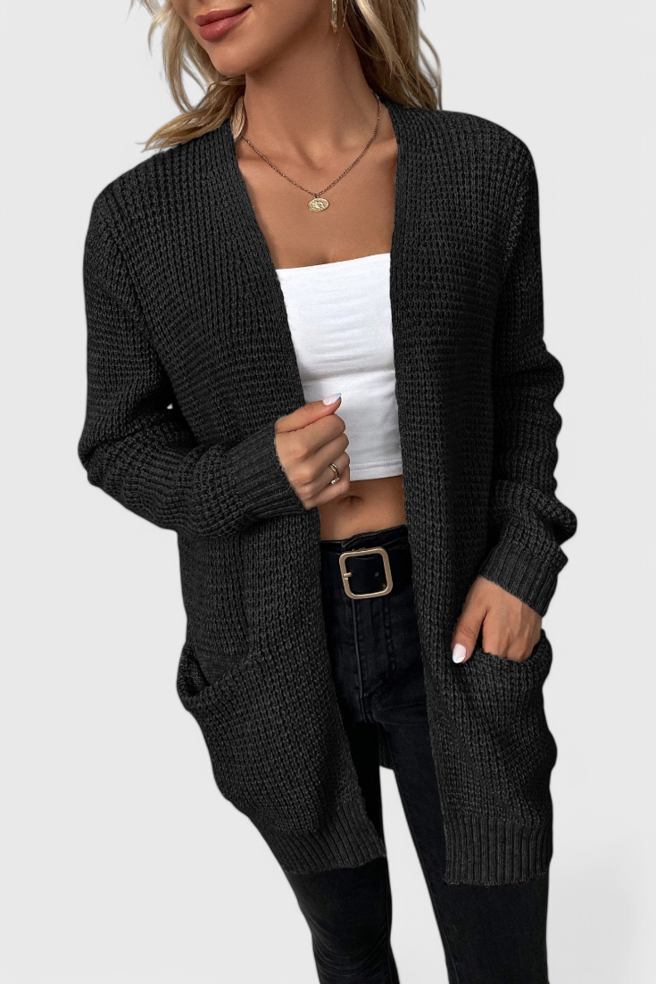 Anneliese Cardigan de Mistura de Caxemira Premium