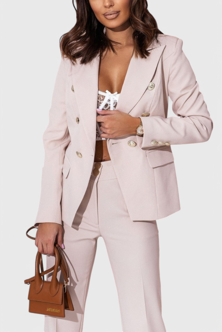 Rosalind Conjunto de Blazer e Calças Elegante