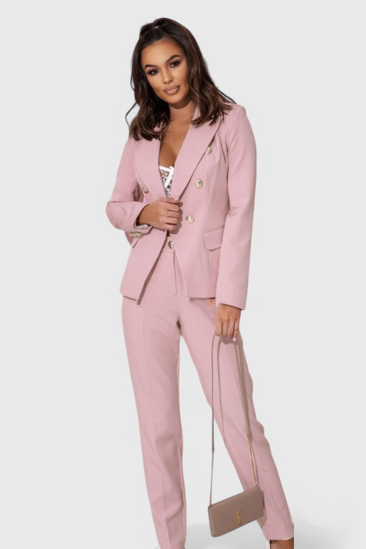 Rosalind Conjunto de Blazer e Calças Elegante