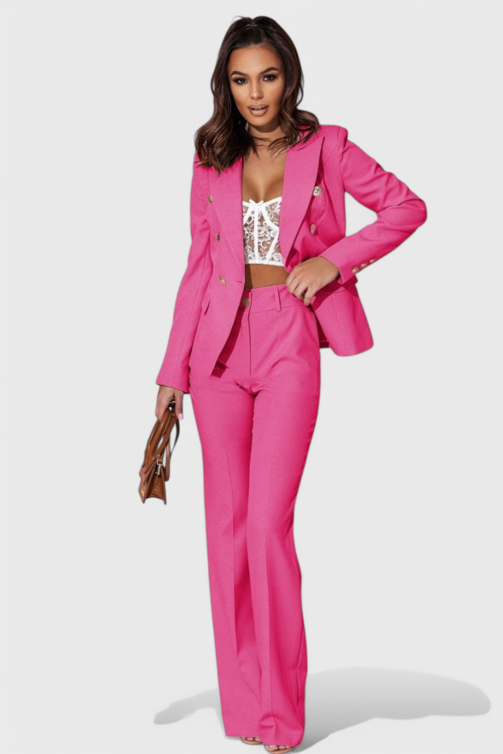 Rosalind Conjunto de Blazer e Calças Elegante