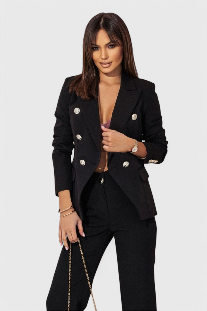 Rosalind Conjunto de Blazer e Calças Elegante