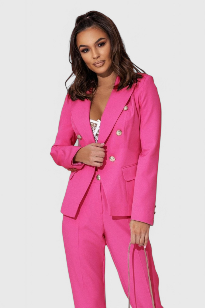 Rosalind Conjunto de Blazer e Calças Elegante