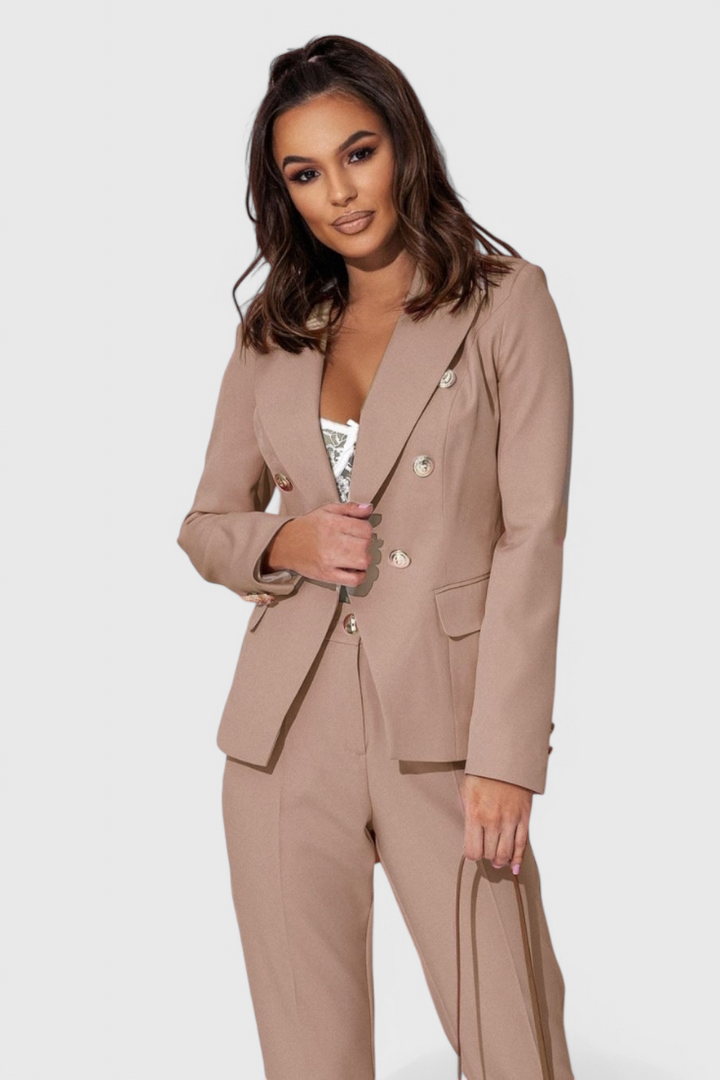 Rosalind Conjunto de Blazer e Calças Elegante