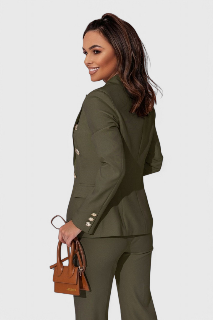 Rosalind Conjunto de Blazer e Calças Elegante