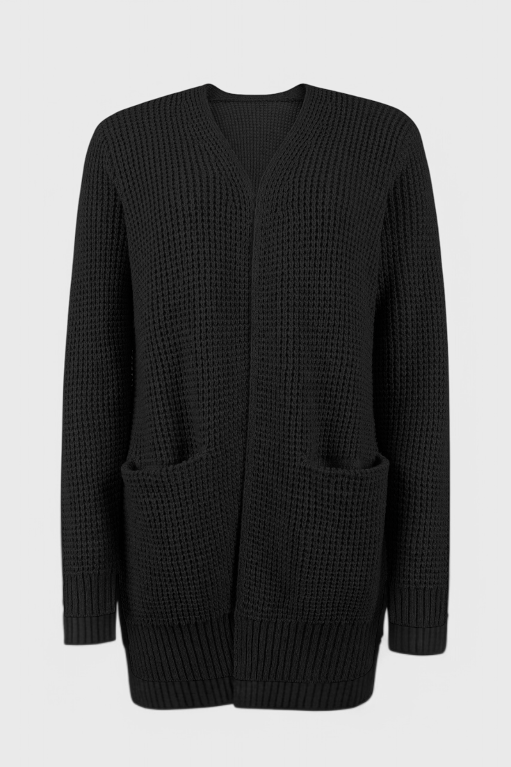 Anneliese Cardigan de Mistura de Caxemira Premium