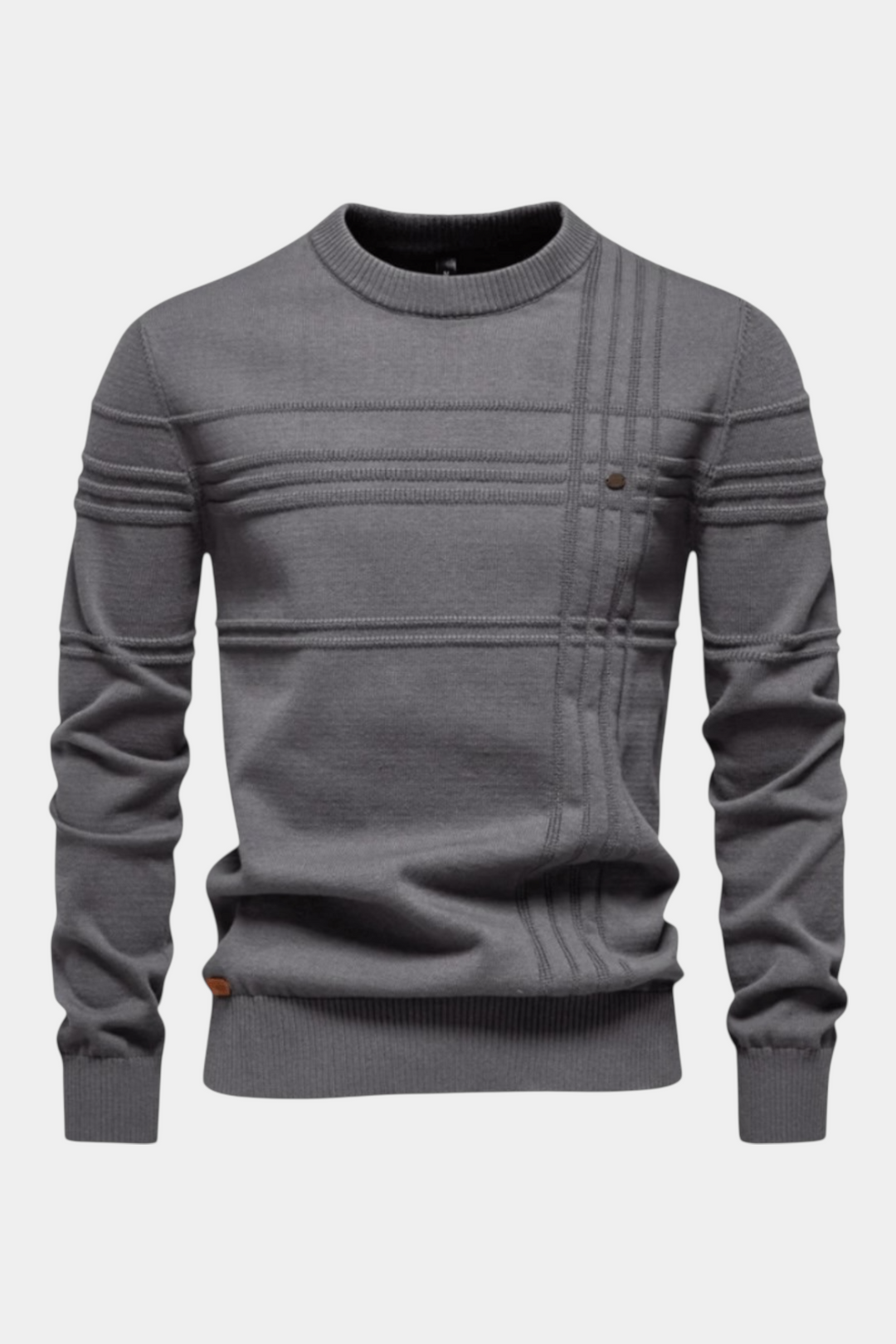 Camisola com Padrão de Losangos