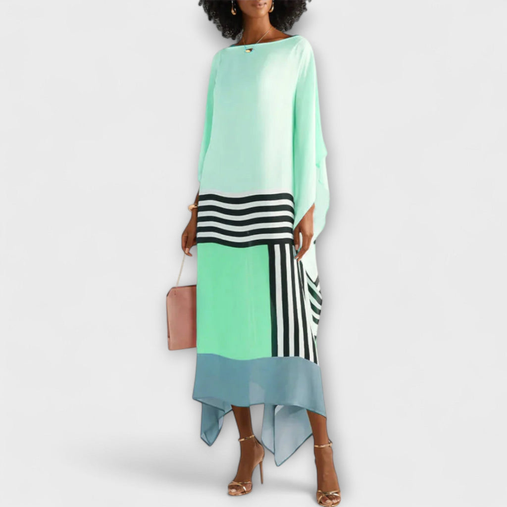 Elenora - Kaftan Geométrico de Corte Solto