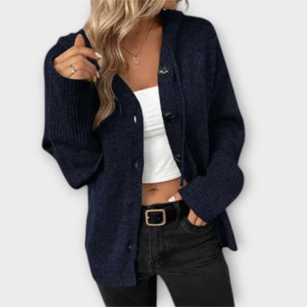 Brittan - Cardigan de Malha com Botões