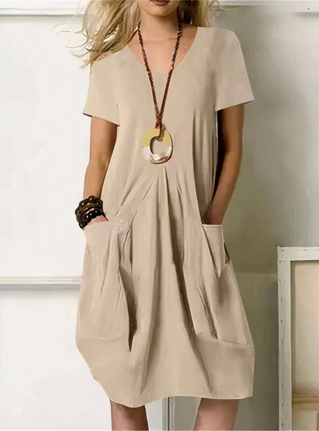Marisa | Vestido Fluido de Estilo Casual