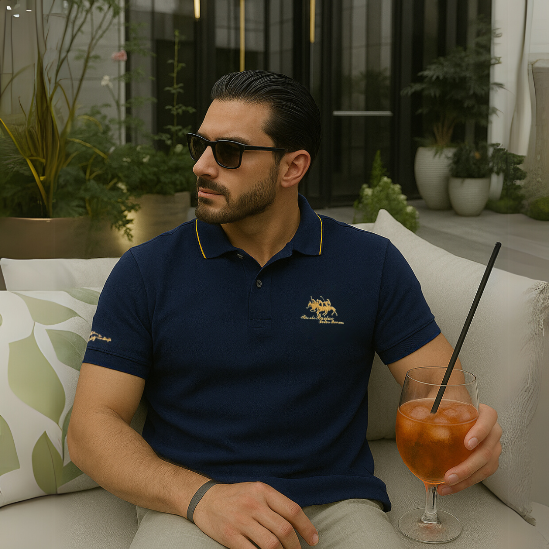 JOSEPH | Polo Clássico de Algodão com Bordado Exclusivo