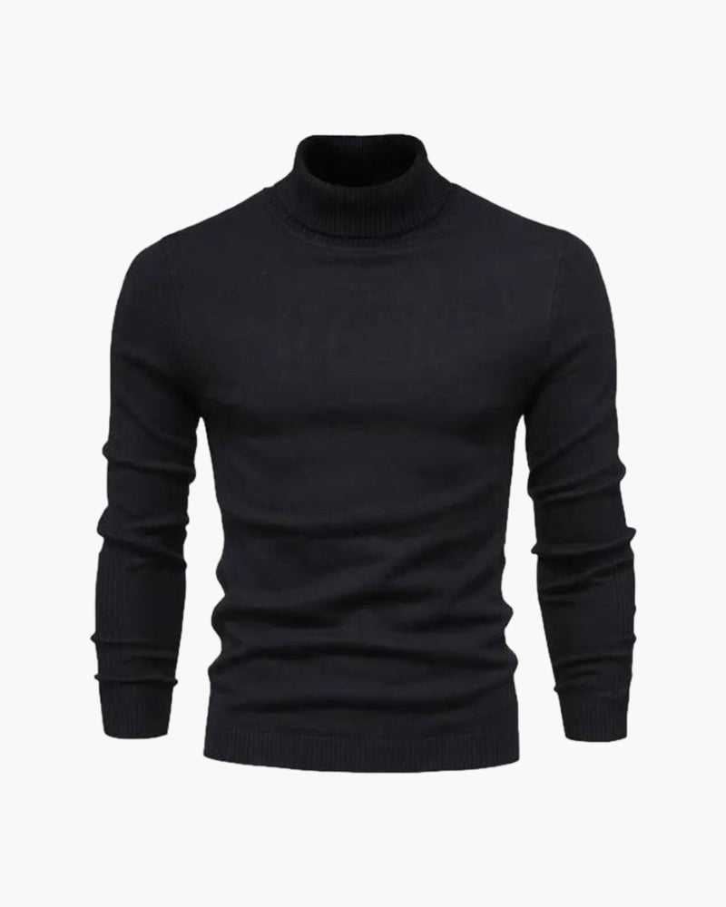 Camisola de Gola Alta de Outono