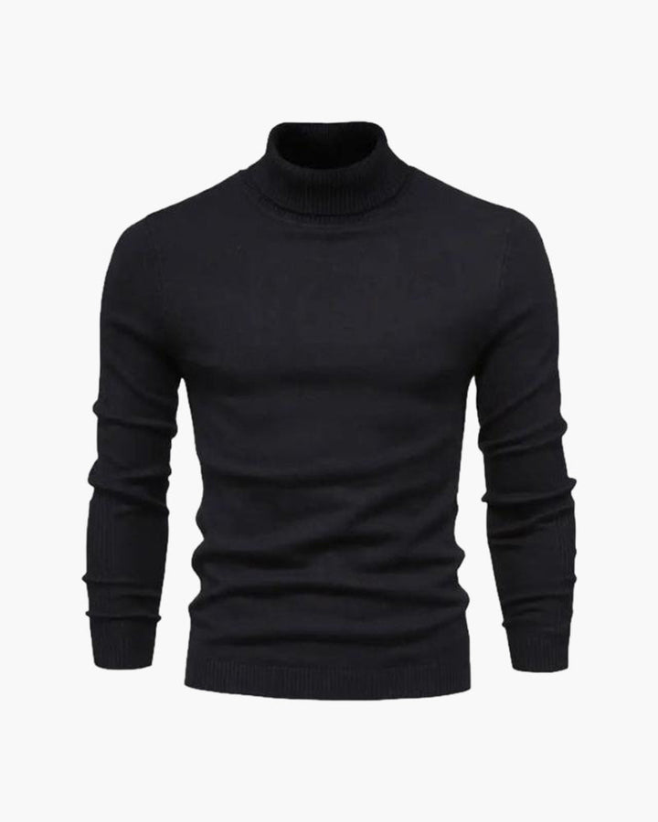 Camisola de Gola Alta de Outono