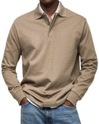 MOHR® | Polo de Luxo de Manga Comprida