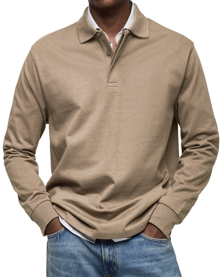 MOHR® | Polo de Luxo de Manga Comprida