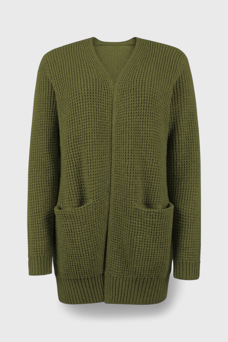 Anneliese Cardigan de Mistura de Caxemira Premium