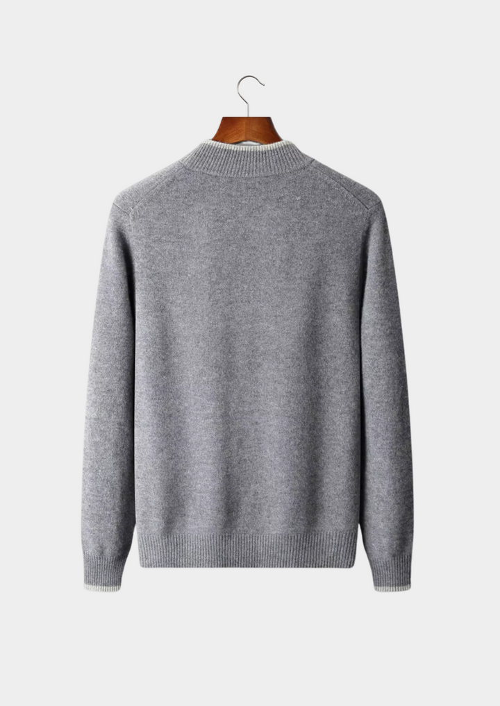 Cardigan Merino com Fecho