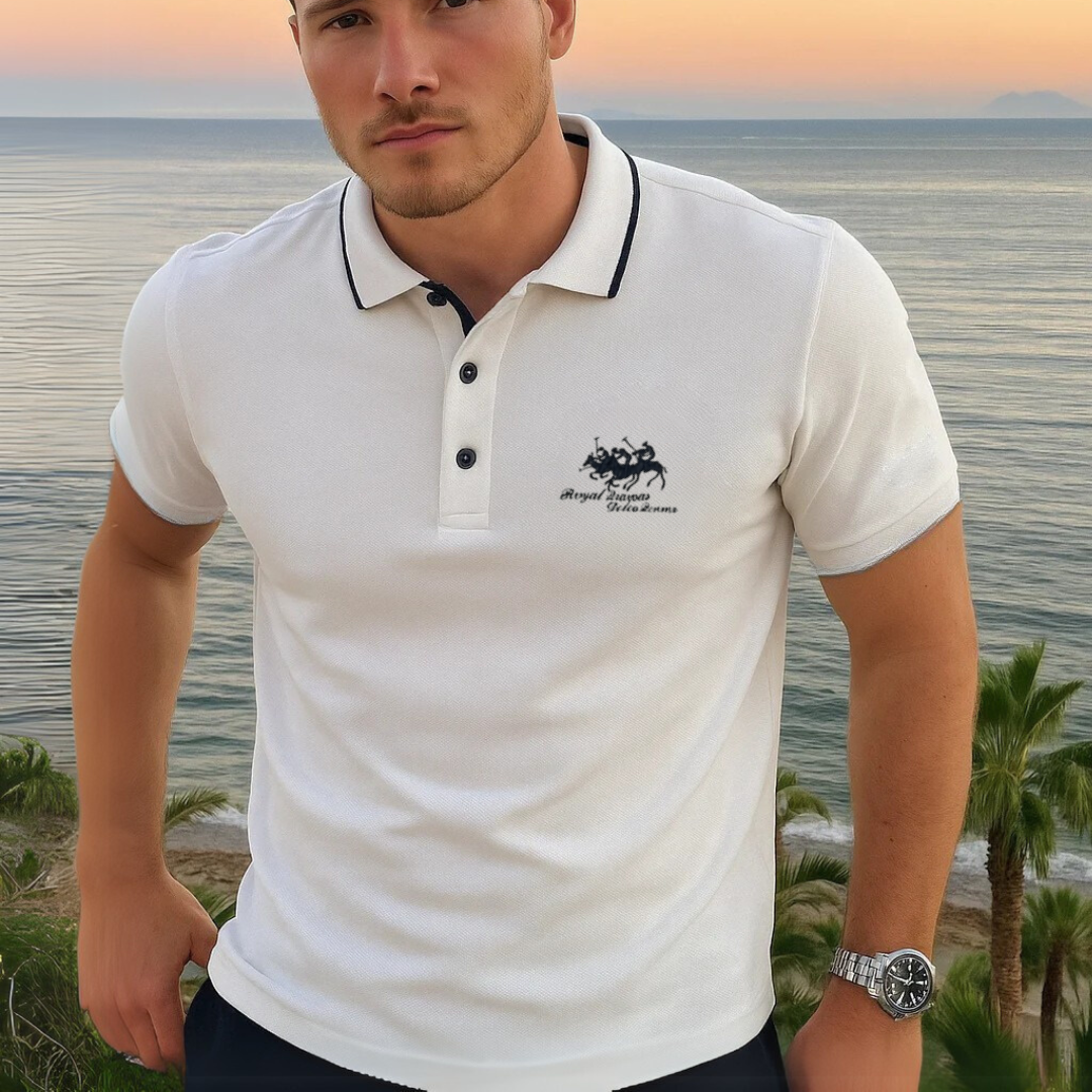 JOSEPH | Polo Clássico de Algodão com Bordado Exclusivo